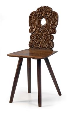 Rare wooden chair, - Mobili rustici