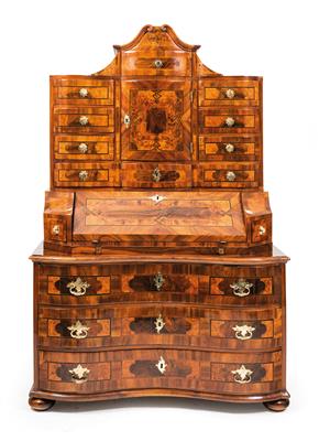 Baroque tabernacle bureau cabinet, - Nábytek, koberce