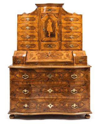 Baroque tabernacle bureau cabinet, - Mobili