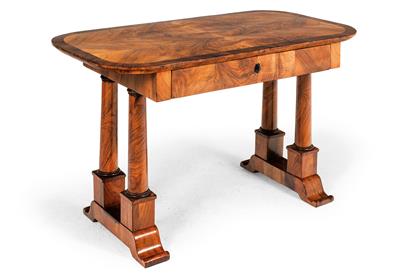 Biedermeier salon work table, - Furniture