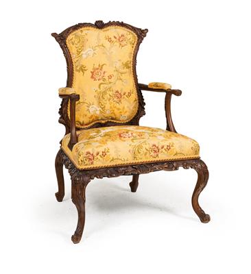Outstanding Baroque armchair, - Furniture