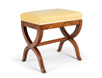 Small Biedermeier stool, - Mobili