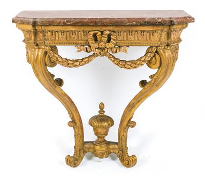 Louis XVI console table, - Nábytek, koberce