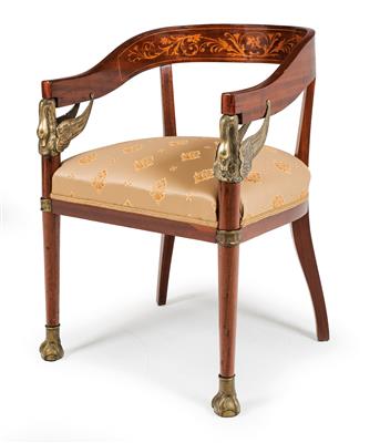 Neo-Classical revival armchair, - Mobili