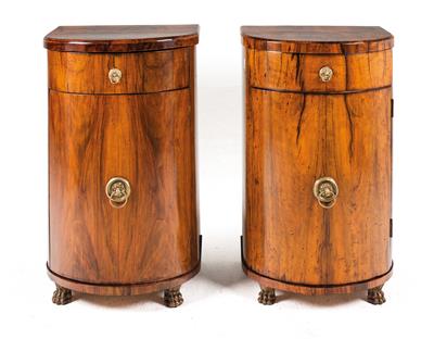 Pair of Biedermeier night stands, - Furniture