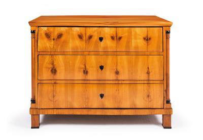 South German Biedermeier chest of drawers, - Furniture