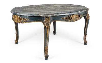 Large oval Baroque style table, - Mobili