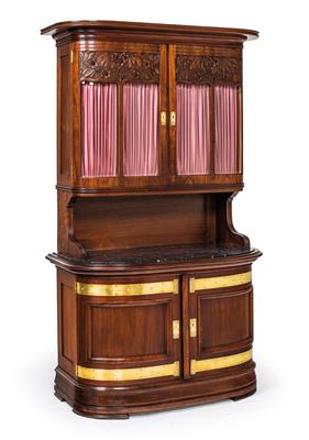 Art Nouveau pier cabinet, - Mobili