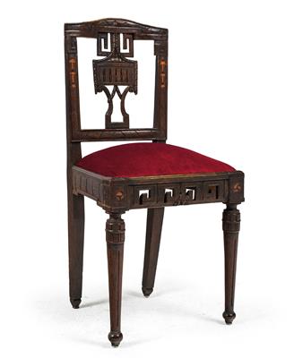 Provincial Neo-Classical chair, - Nábytek, koberce