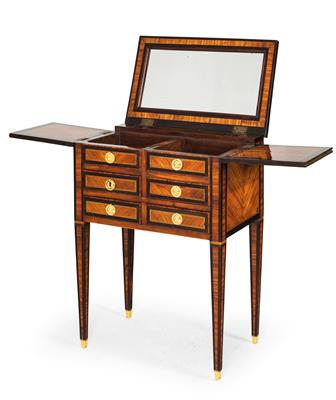 Writing desk or dressing table in Louis XVI style, - Mobili
