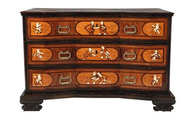 Italian early baroque chest, - Di provenienza aristocratica