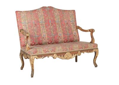 Salon sofa, - Majetek aristokratického původu a předměty  důležitých proveniencí