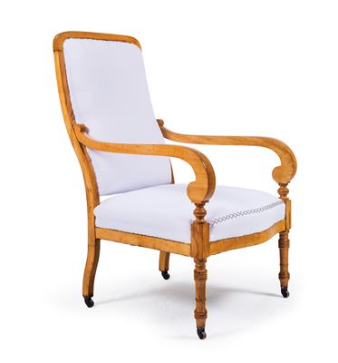 Biedermeier armchair, - Furniture