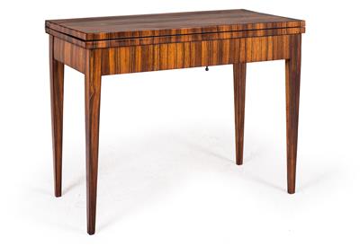 Biedermeier games table, - Mobili