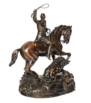 Bronze figure, - Mobili