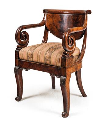 Neo-Classical armchair, - Nábytek, koberce