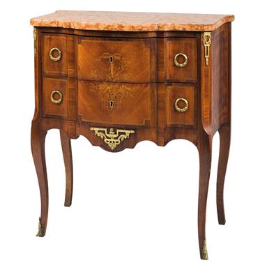 Small elegant salon chest of drawers, - Nábytek, koberce