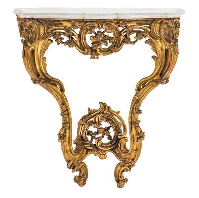 Small Rococo console table, - Furniture