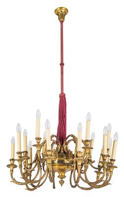 Brass chandelier, - Nábytek, koberce