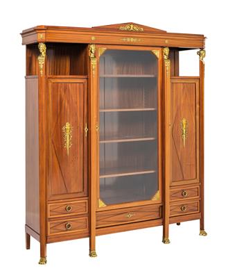 Important Neo-Classical salon cabinet, - Nábytek, koberce