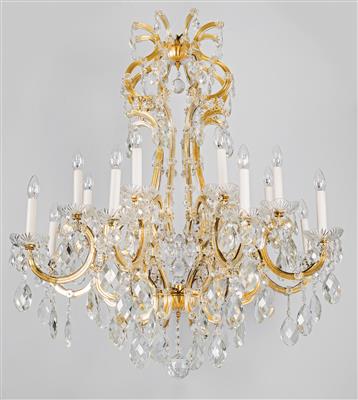 Crown-shaped salon chandelier, - Furniture