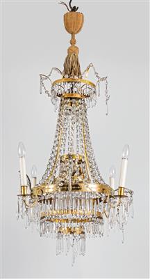 Salon chandelier in Empire style, - Furniture