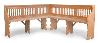 Rustic corner bench, - Rustikální nábytek