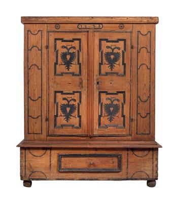 Baroque rustic cabinet, - Mobili rustici