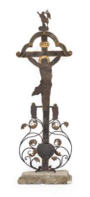 Iron funerary cross, - Mobili rustici