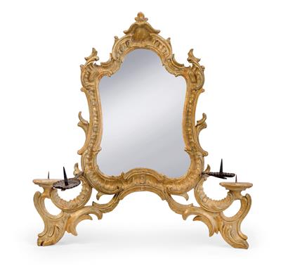 Charming Rococo wall mirror, - Rustikální nábytek