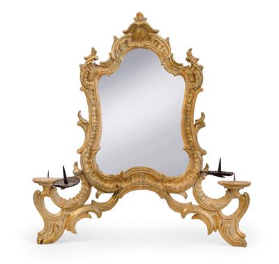 Charming Rococo wall mirror, - Rustic Furniture