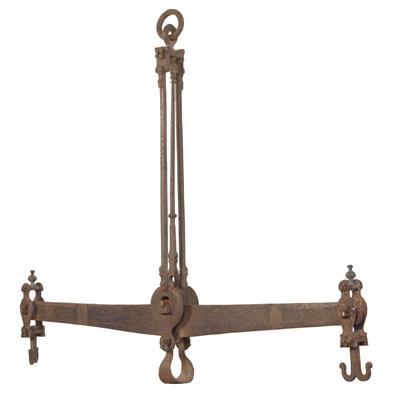 Large market set of scales from the era of the Habsburg monarchy, - Mobili rustici