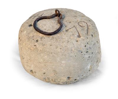 Large stone weight, - Mobili rustici