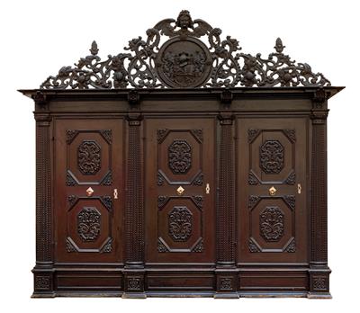 Imposing Baroque cabinet, - Rustikální nábytek