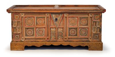 Upper Austrian rustic coffer, - Rustikální nábytek