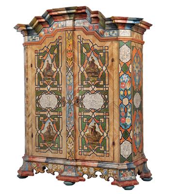 Upper Austrian rustic cabinet, - Rustikální nábytek