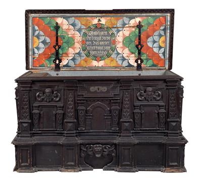 Provincial early Baroque coffer, - Rustikální nábytek