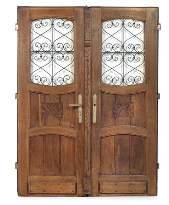 Provincial double-wing door, - Mobili rustici