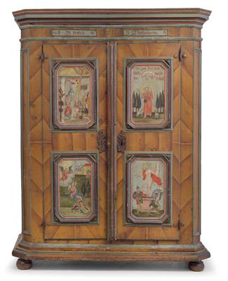 Rare Altaussee rustic cabinet, - Rustic Furniture