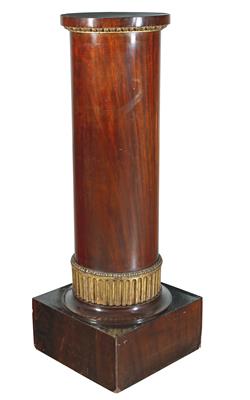 Large Early Biedermeier bust stand, - Mobili