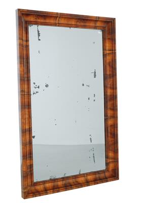 Large Biedermeier wall mirror, - Furniture