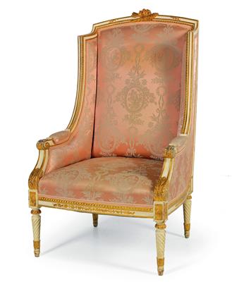 Large French Fauteuil, - Furniture