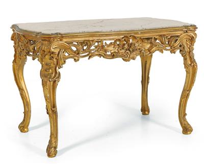 Salon table in Baroque style, - Mobili