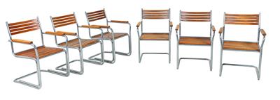 Set of 6 armchairs, - Nábytek, koberce