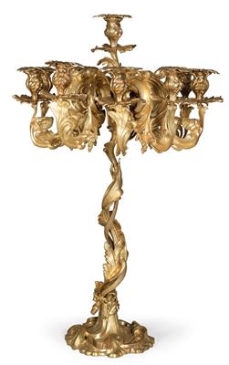 Large and grand candelabra, - Mobili e arti decorative