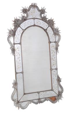 Large Venetian wall mirror, - Furniture and the decorative arts