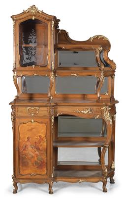 Neo-Baroque cabinet on chest, - Mobili e arti decorative