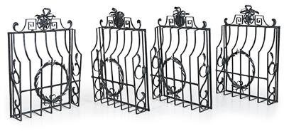 Set of seven Neo-Classical window grilles in two sizes and styles, - Nábytek, koberce