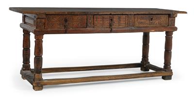 Renaissance refectory table, - Furniture and the decorative arts