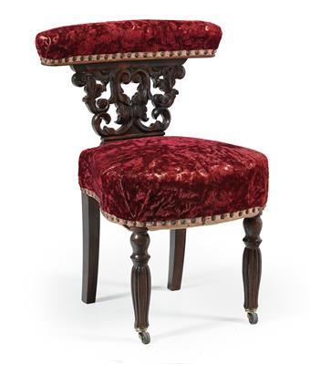 Sessel, sogenannter Voyeuse (Voyelle), - Möbel und dekorative Kunst